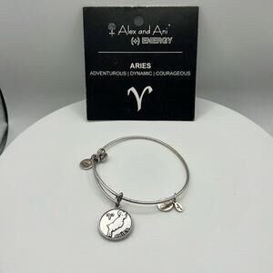 Alex and Ani aries charm bracelet